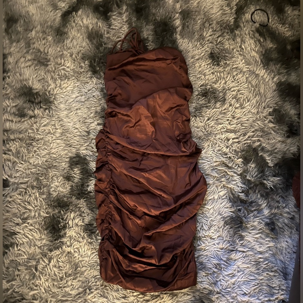 Winsdor Ruche Mini Dress